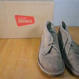 Clarks Classic Taupe Desert Bootie